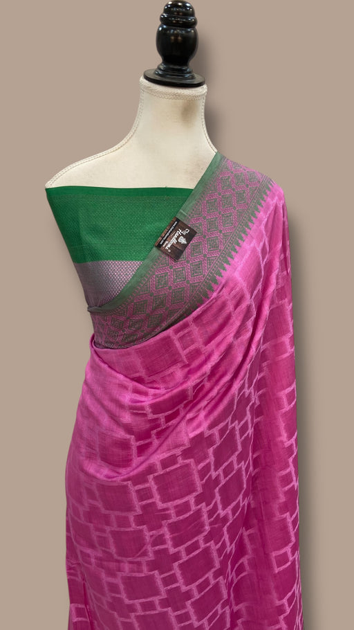 Pure Chiniya Silk Handloom Banarasi Saree - The Handlooms
