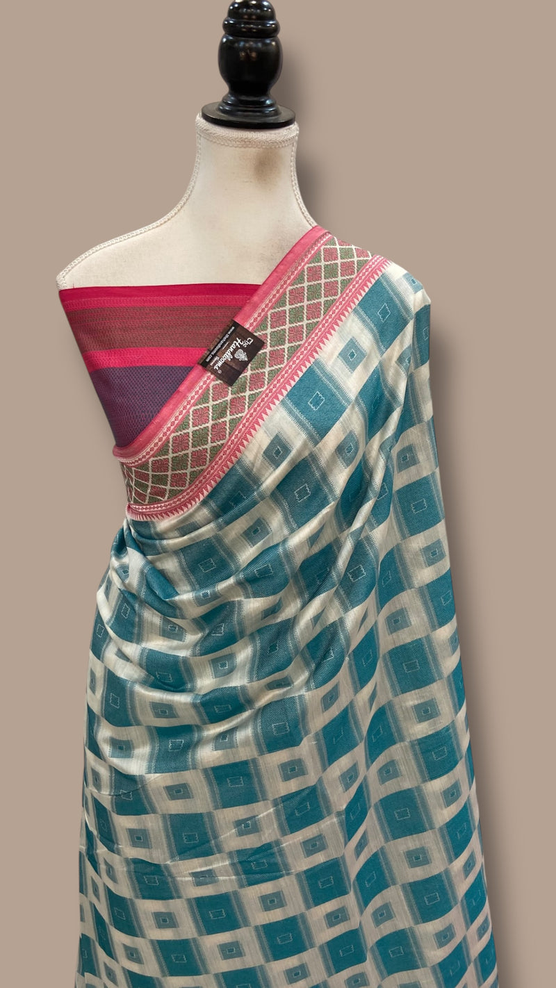 Pure Chiniya Silk Handloom Banarasi Saree - The Handlooms