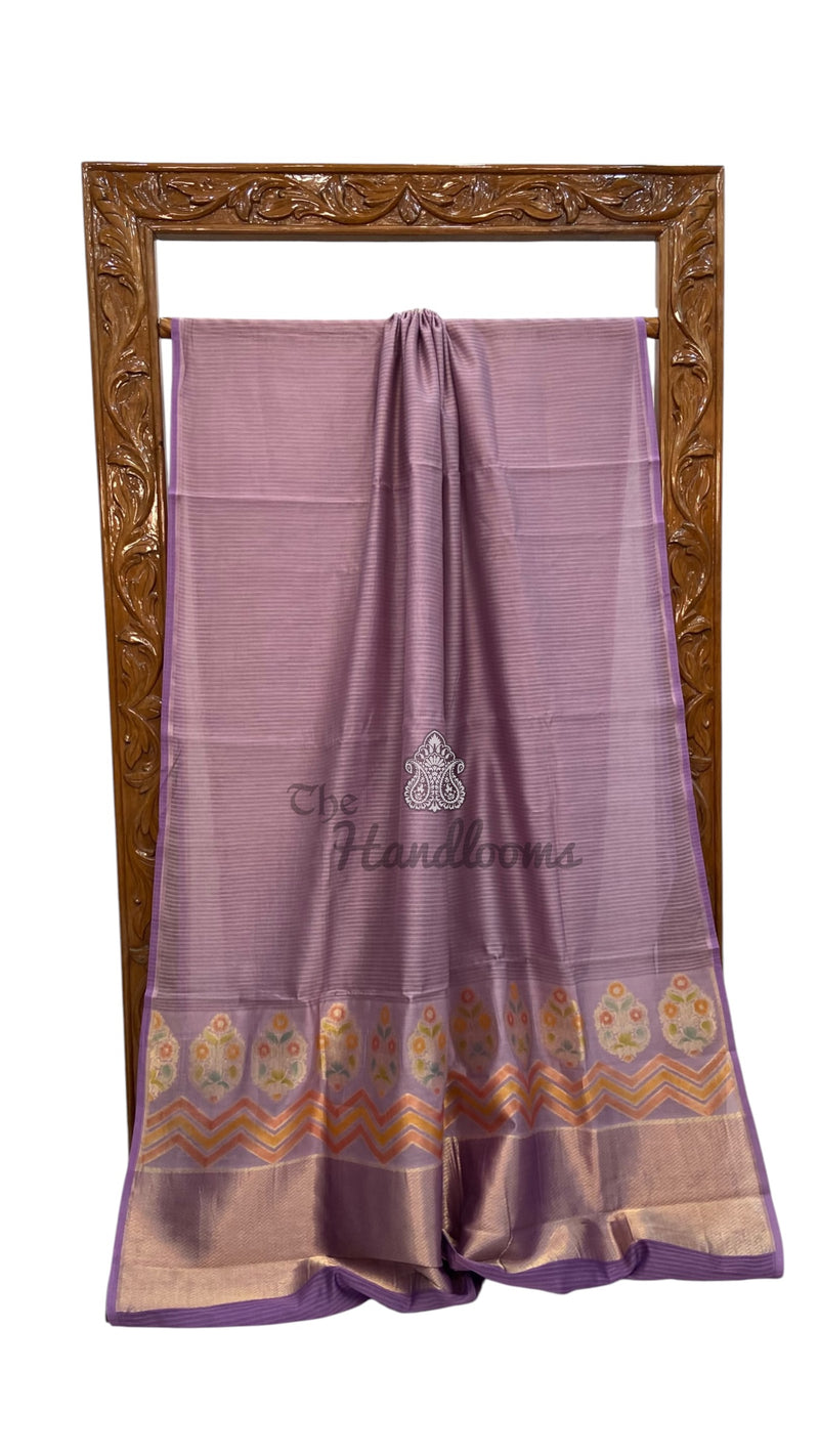 Pure Malmal Silk Handloom Banarasi Saree