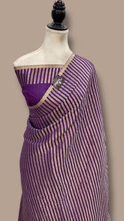 Pure Chiniya Silk Handloom Banarasi Saree - The Handlooms