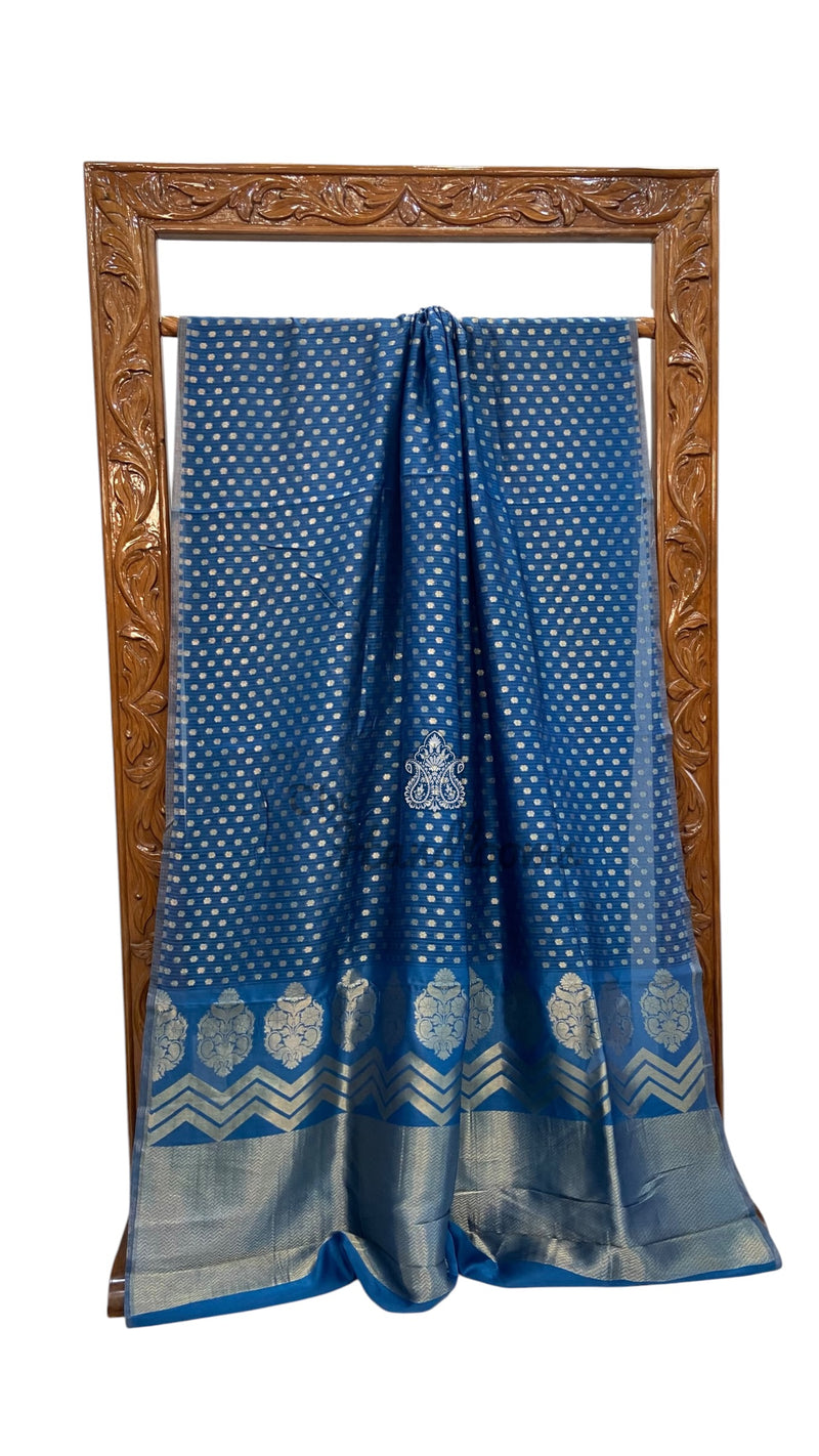 Pure Malmal Silk Handloom Banarasi Saree