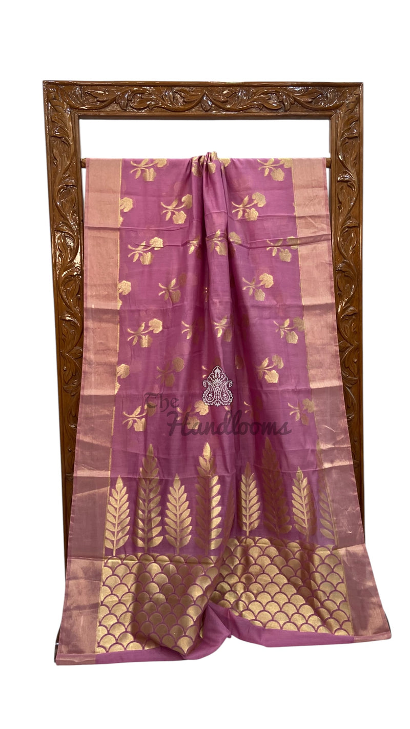 Pure Malmal Silk Handloom Banarasi Saree