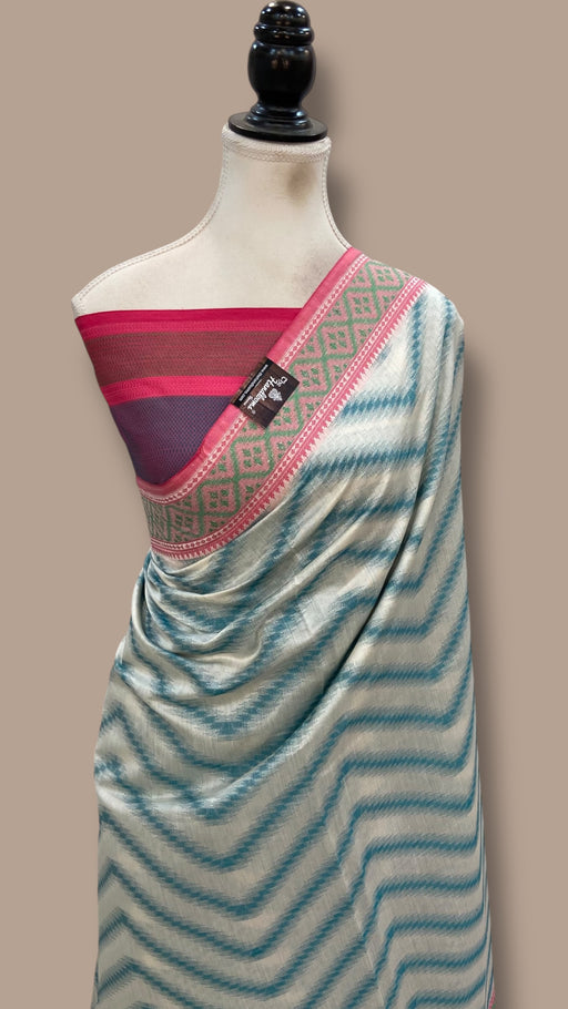 Pure Chiniya Silk Handloom Banarasi Saree - The Handlooms