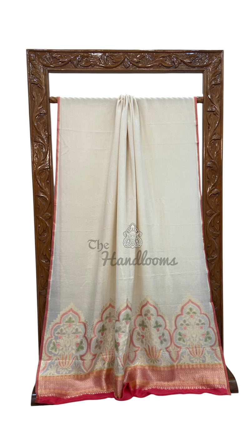 Pure Moonga Silk Handloom Banarasi Saree