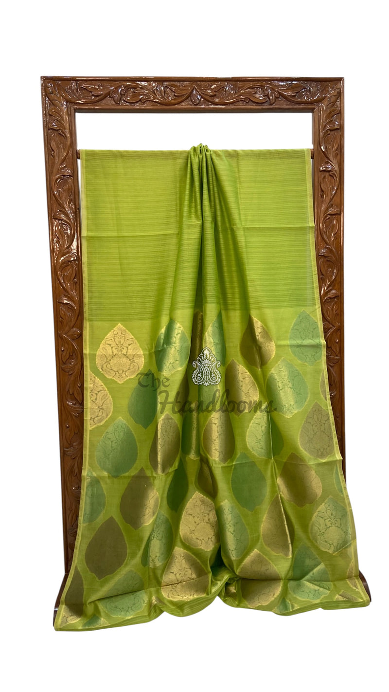 Pure Malmal Silk Handloom Banarasi Saree