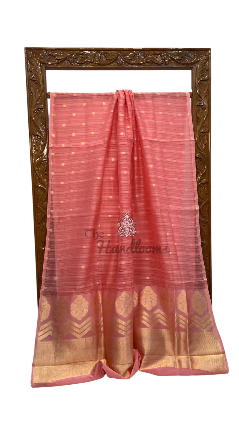 Pure Malmal Silk Handloom Banarasi Saree