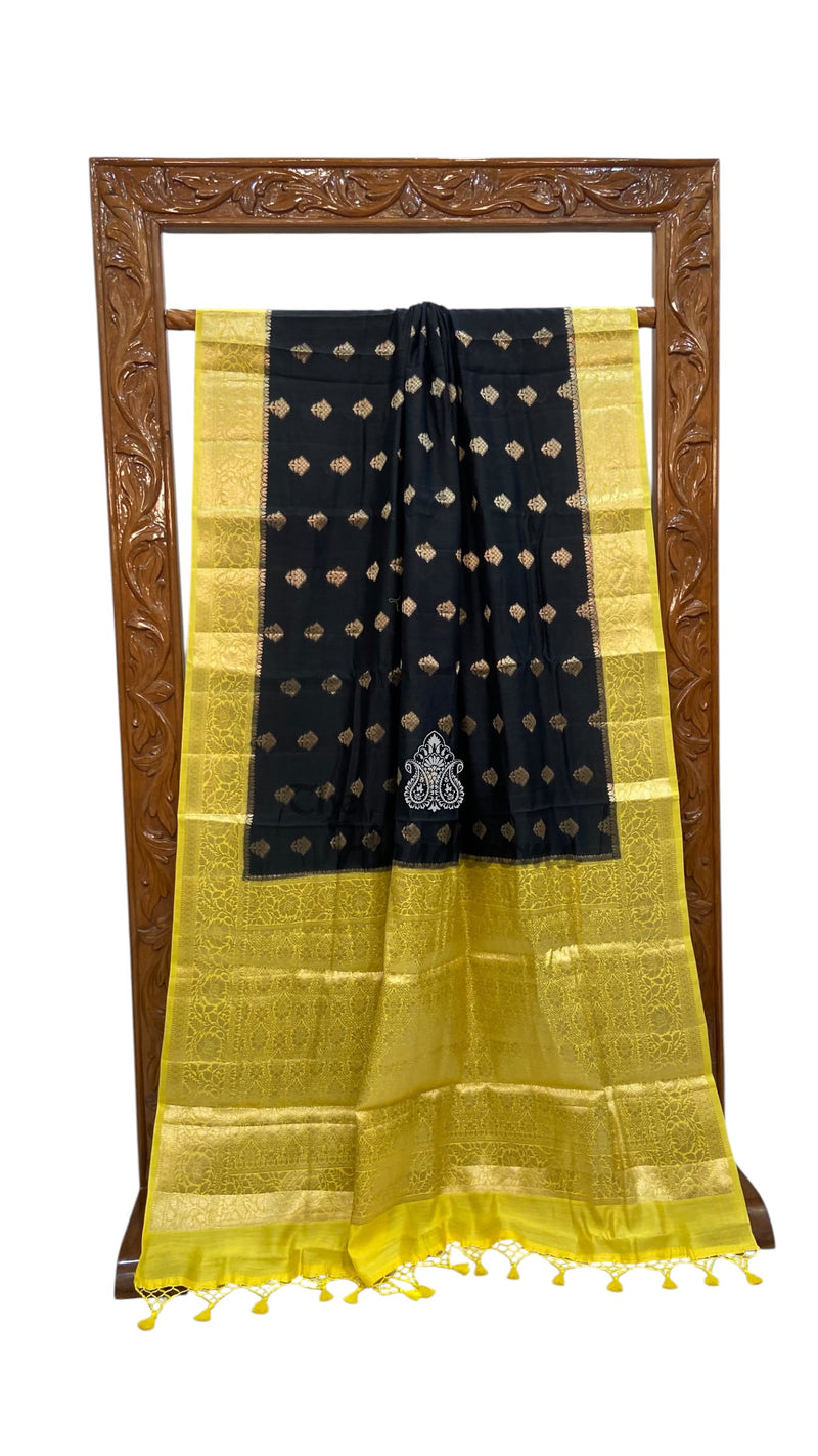 Pure Chiniya Silk Khaddi Handloom Banarasi Saree