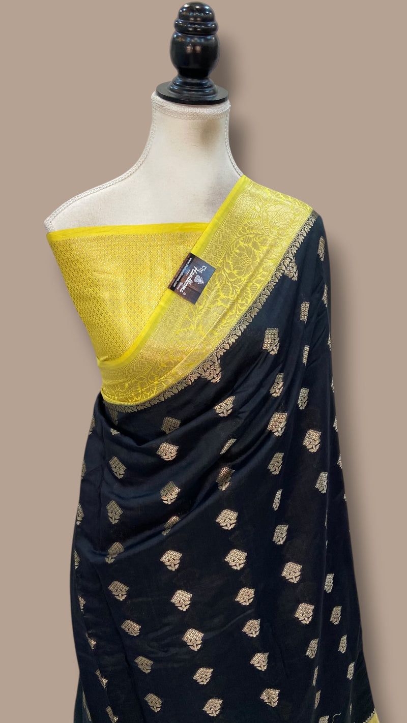 Pure Chiniya Silk Khaddi Handloom Banarasi Saree