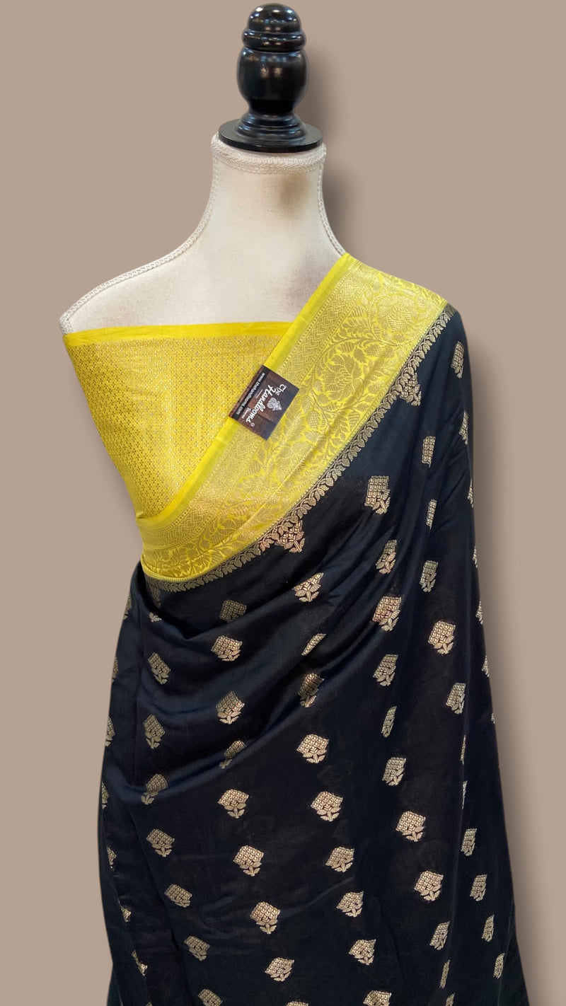 Pure Chiniya Silk Khaddi Handloom Banarasi Saree