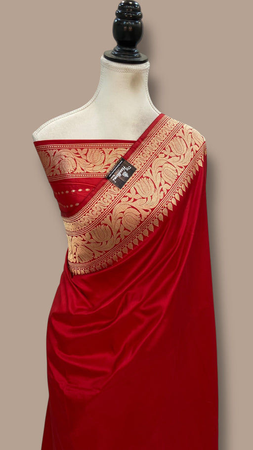 Pure Katan Silk Banarasi Handloom Saree - The Handlooms