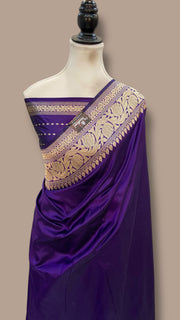 Pure Katan Silk Banarasi Handloom Saree - The Handlooms
