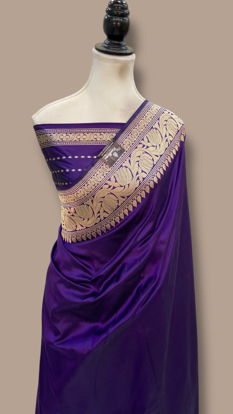 Pure Katan Silk Banarasi Handloom Saree - The Handlooms