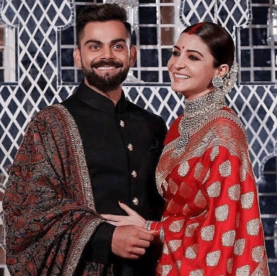 Anushka Sharma in Red Pure Katan Silk Banarasi Handloom Saree - All Over Jaal Work - The Handlooms