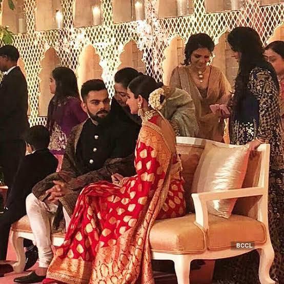 Anushka Sharma in Red Pure Katan Silk Banarasi Handloom Saree - All Over Jaal Work - The Handlooms