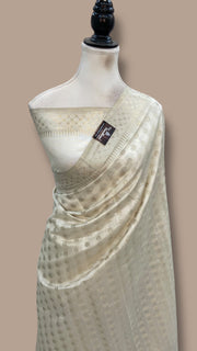 Pure Chiniya Silk Handloom Banarasi Saree - The Handlooms