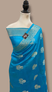 Pure Chiniya Silk Handloom Banarasi Saree - The Handlooms