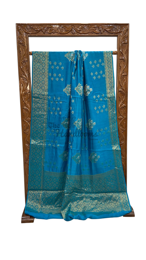 Pure Chiniya Silk Handloom Banarasi Saree - The Handlooms
