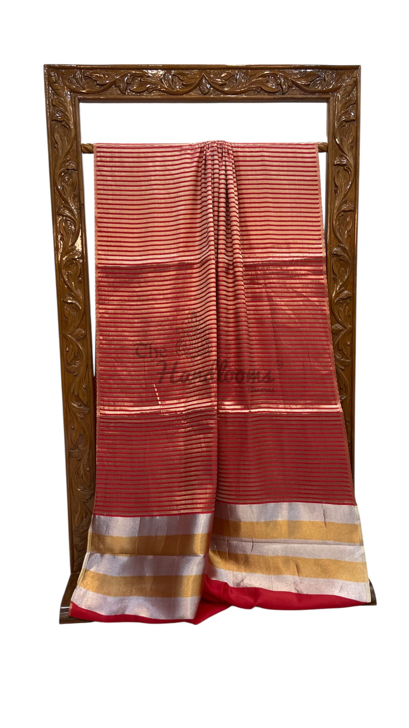 Pure Chiniya Silk Handloom Banarasi Saree - The Handlooms