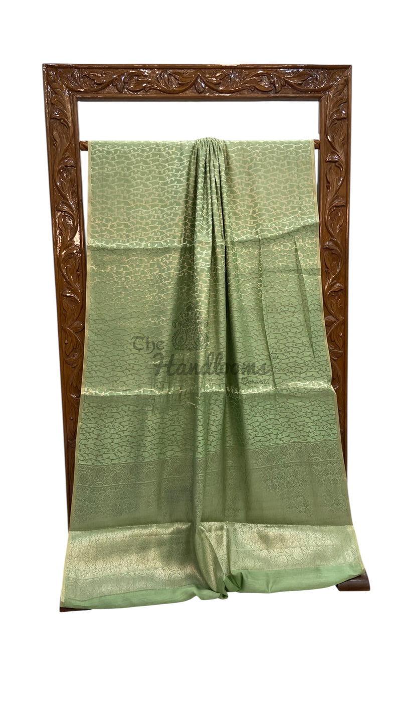 Pure Chiniya Silk Handloom Banarasi Saree - The Handlooms
