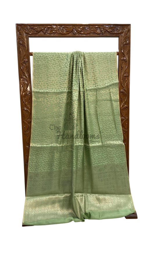 Pure Chiniya Silk Handloom Banarasi Saree - The Handlooms