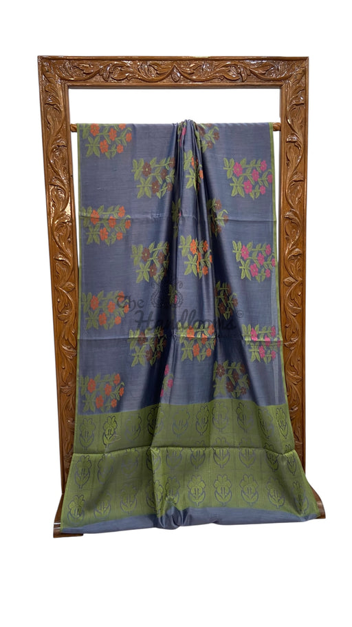 Pure Chiniya Silk Handloom Banarasi Saree - The Handlooms