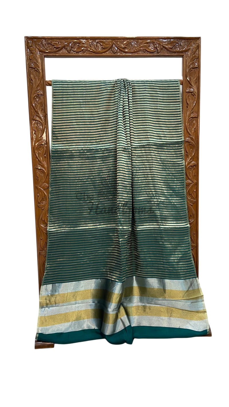 Pure Chiniya Silk Handloom Banarasi Saree - The Handlooms