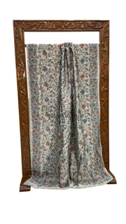 Pure Dupion Silk Handloom Banarasi Saree With Chikankari - The Handlooms
