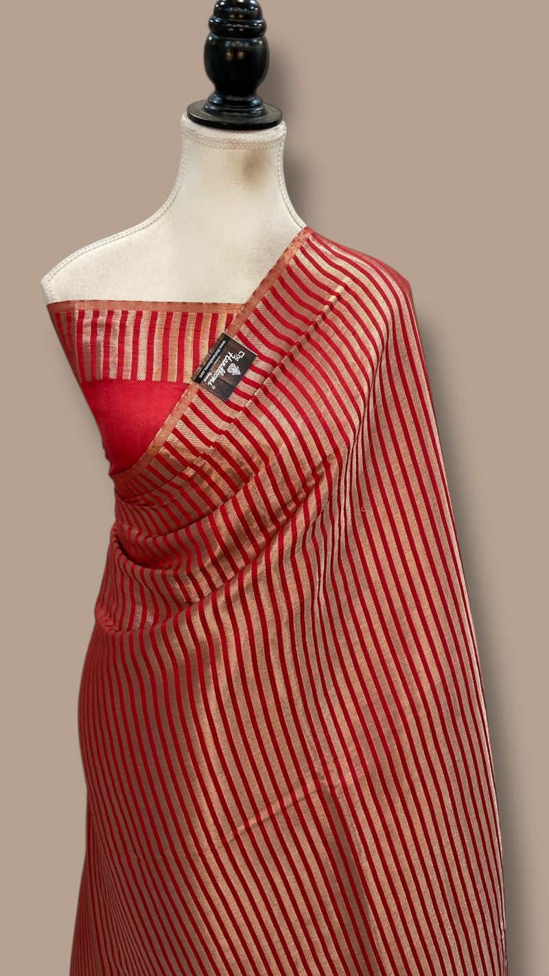 Pure Chiniya Silk Handloom Banarasi Saree - The Handlooms