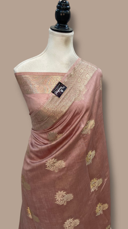 Pure Chiniya Silk Handloom Banarasi Saree - The Handlooms