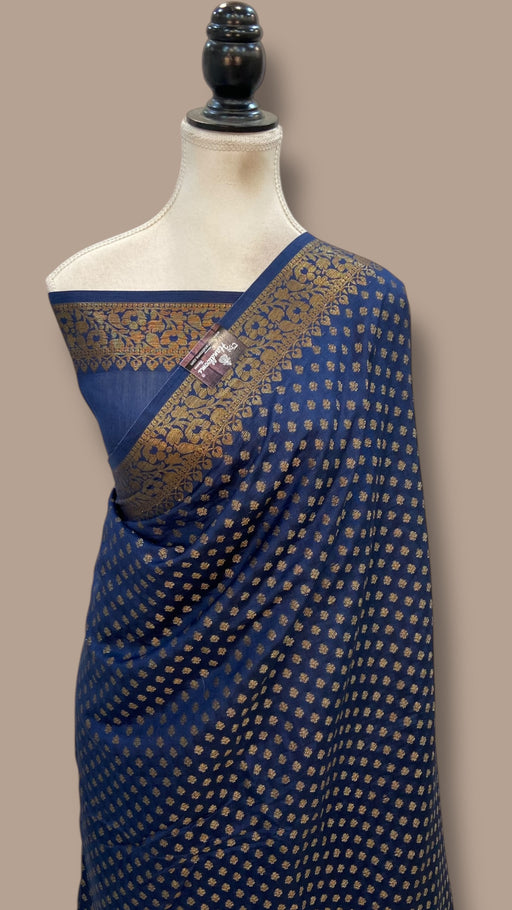 Pure Chiniya Silk Handloom Banarasi Saree - The Handlooms