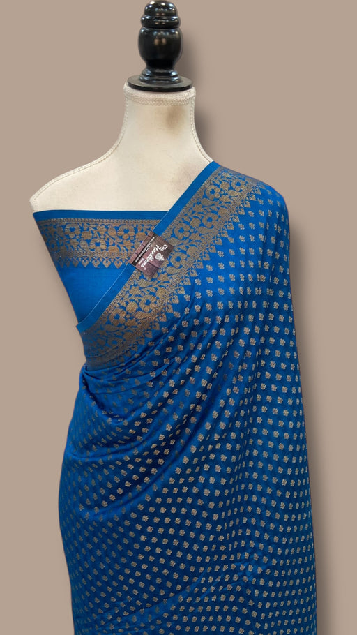 Pure Chiniya Silk Handloom Banarasi Saree - The Handlooms