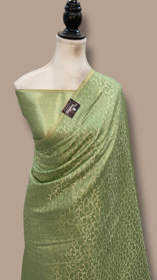 Pure Chiniya Silk Handloom Banarasi Saree - The Handlooms