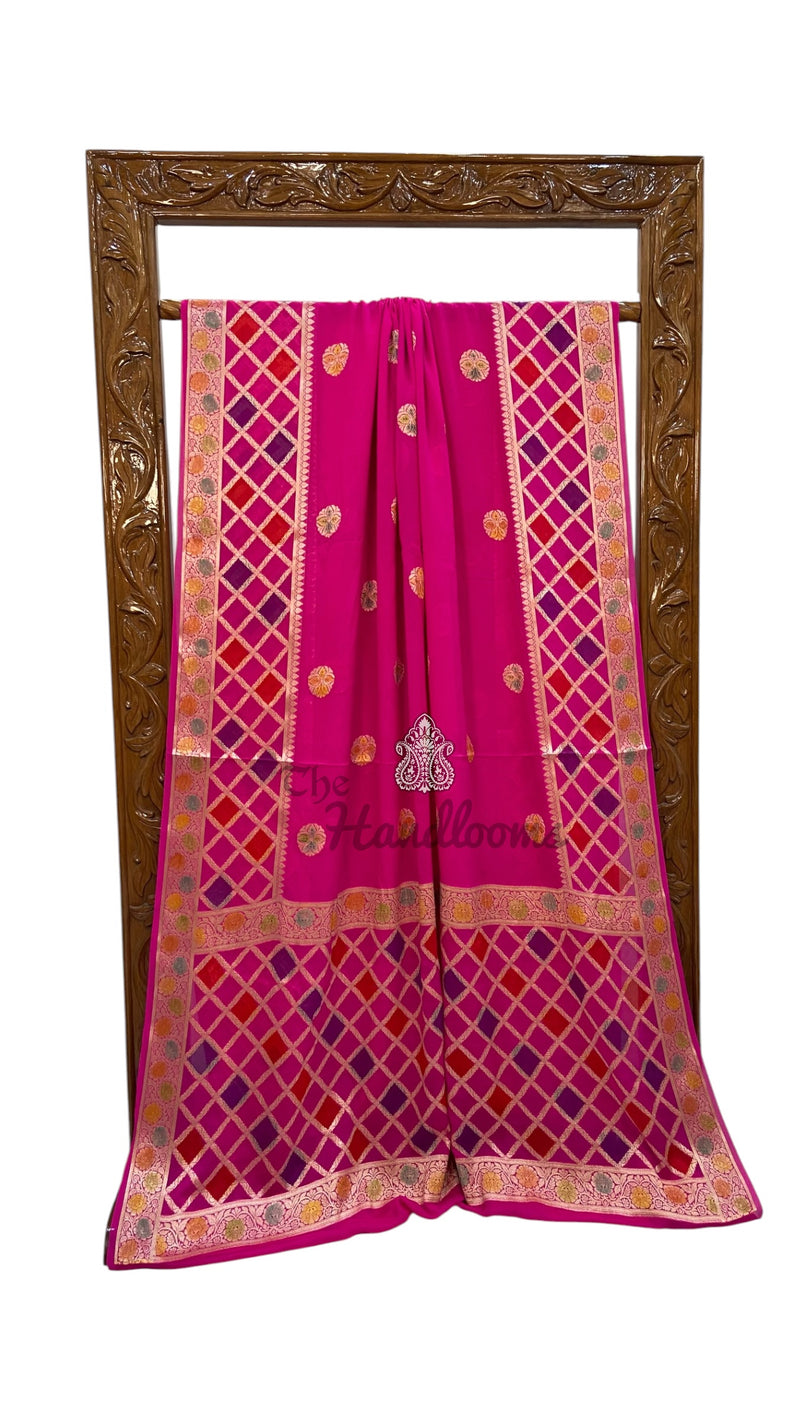 Pure Chiffon Khaddi Banarasi Saree