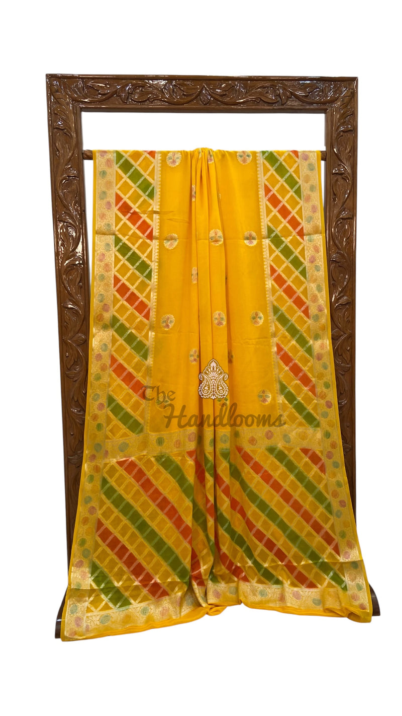 Pure Chiffon Khaddi Banarasi Saree