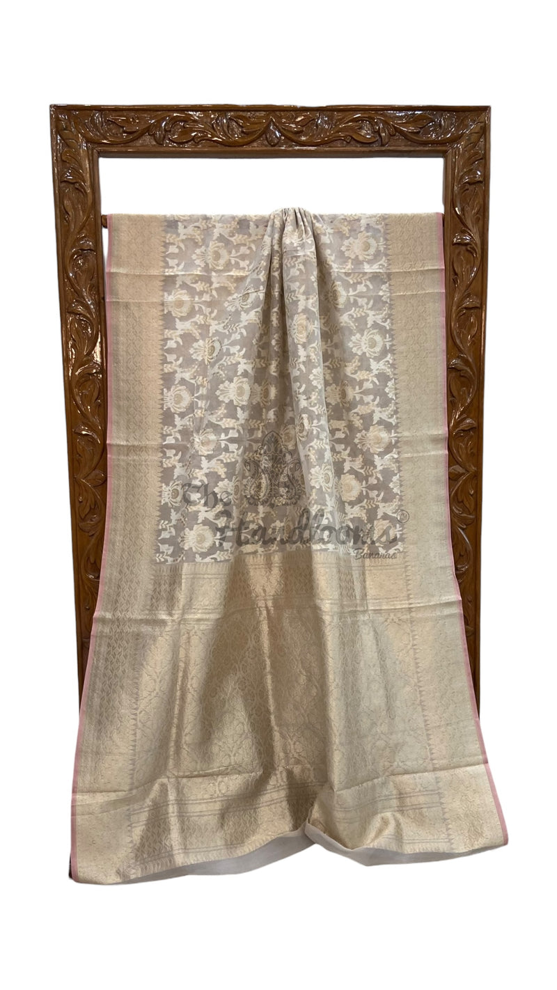 Pure Cotton Banarasi Handloom Saree - The Handlooms