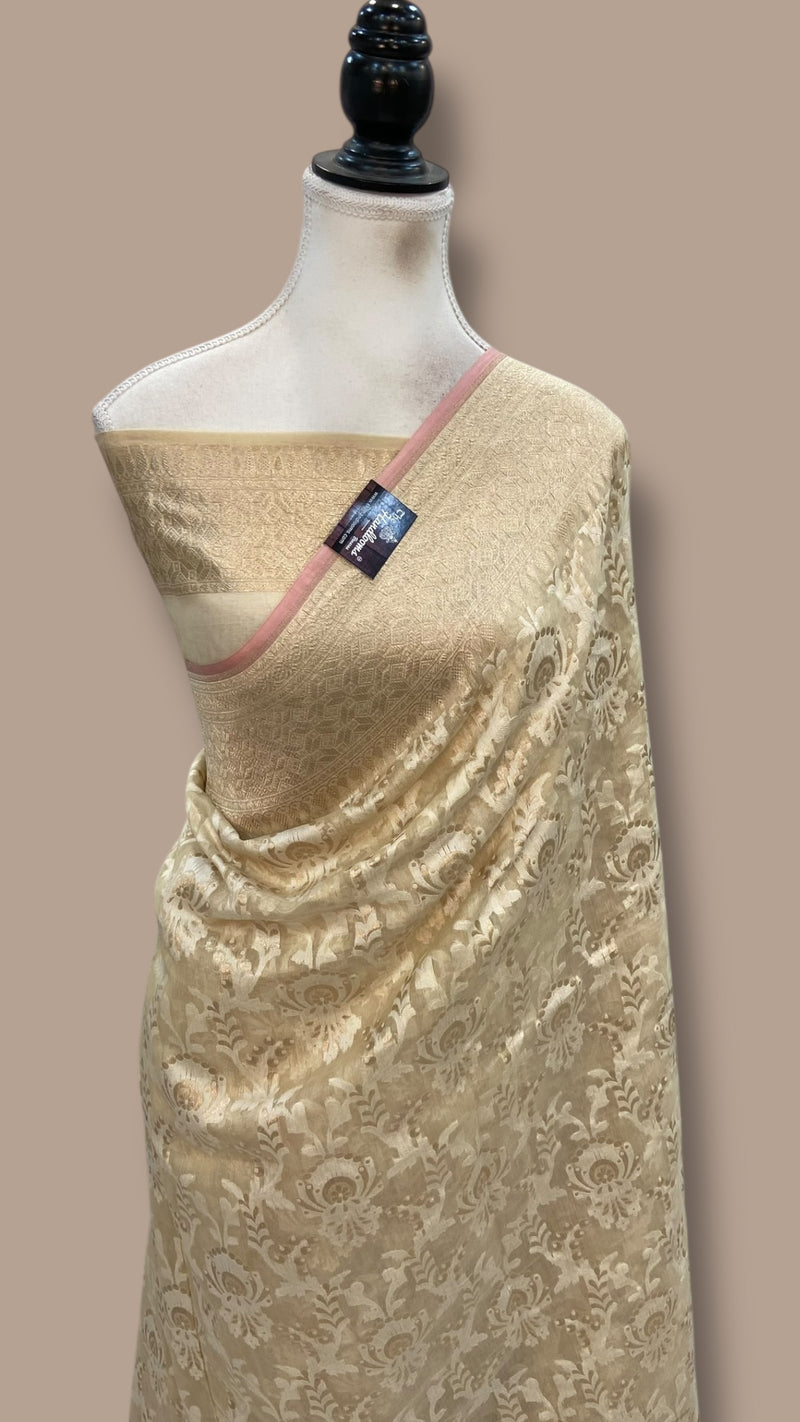 Pure Cotton Banarasi Handloom Saree