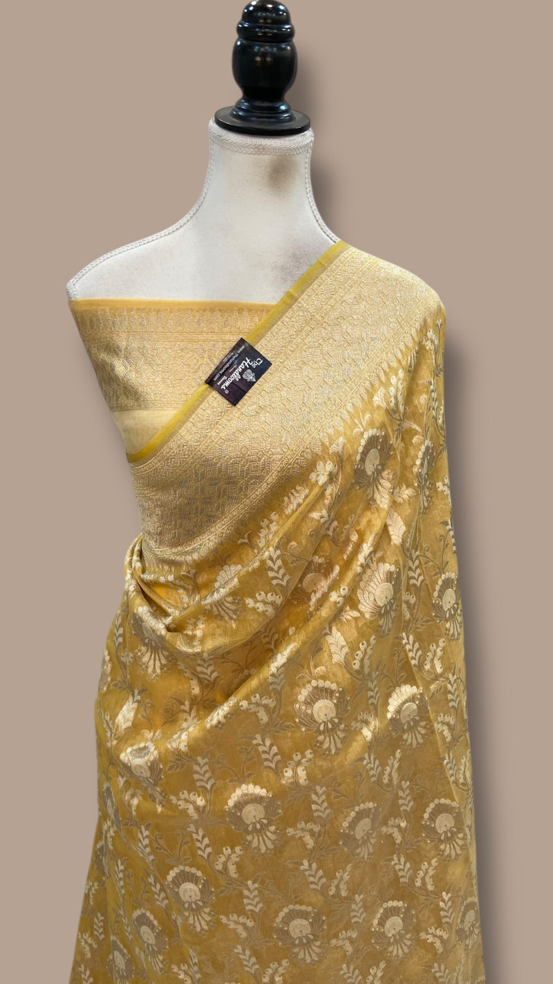 Pure Cotton Banarasi Handloom Saree - The Handlooms