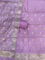 Pure Chiniya Silk Handlooms Banarasi Dress material - The Handlooms