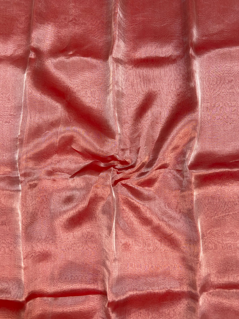 Pure Kora Silk Handloom Banarasi Fabric - The Handlooms