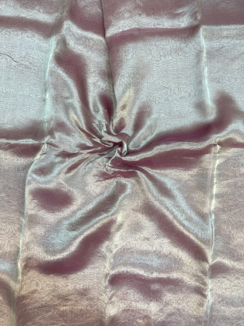 Pure Kora Silk Handloom Banarasi Fabric - The Handlooms