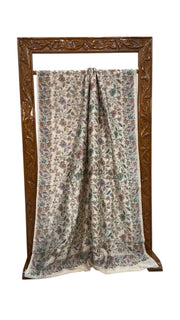 Pure Dupion Silk Handloom Banarasi Saree With Chikankari - The Handlooms