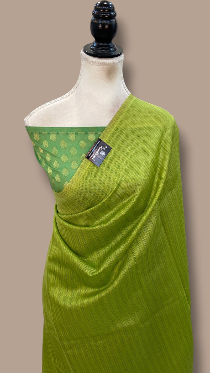 Pure Malmal Silk Handloom Banarasi Saree