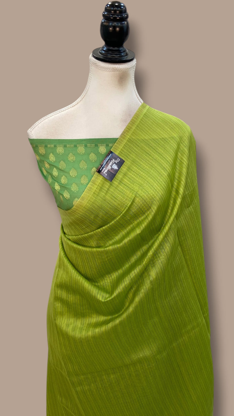 Pure Malmal Silk Handloom Banarasi Saree