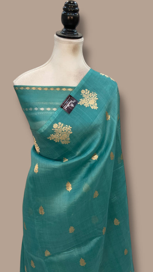 Pure Kora Silk Handloom Banarasi Saree - The Handlooms