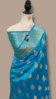 Pure Mango Silk Banarasi Handloom Saree - The Handlooms