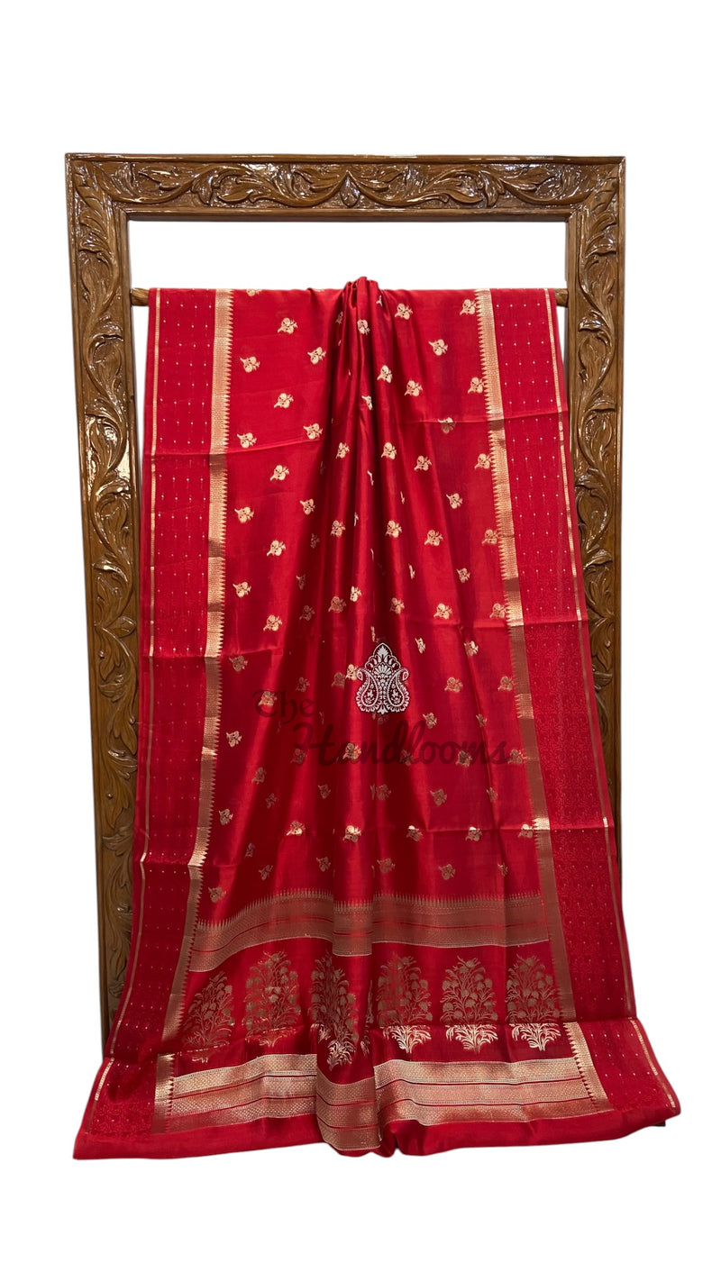Pure Mango Silk Banarasi Handloom Saree