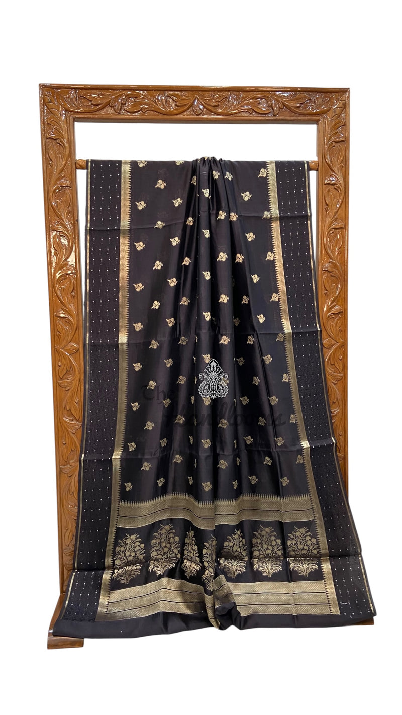 Pure Mango Silk Banarasi Handloom Saree