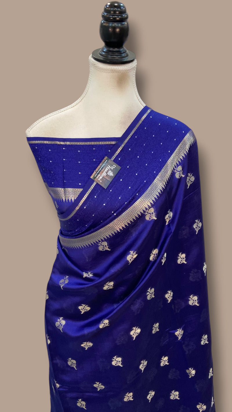 Pure Mango Silk Banarasi Handloom Saree