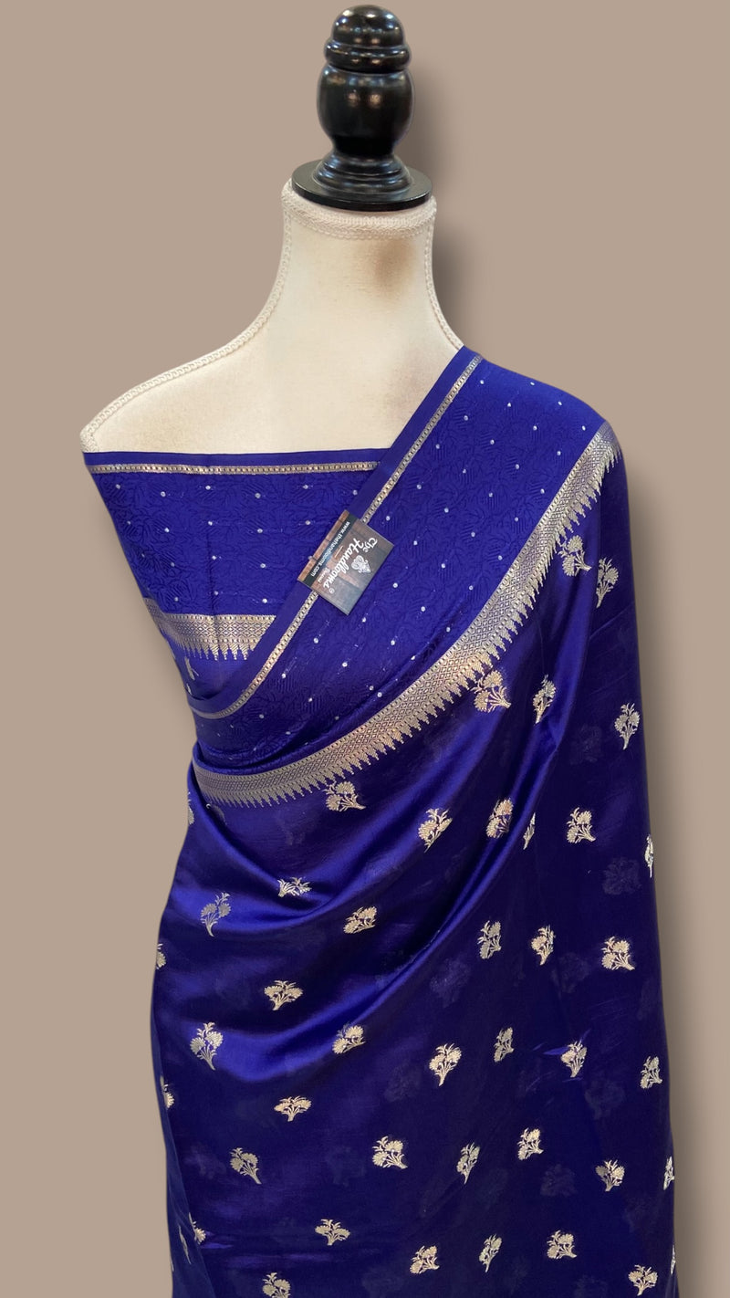 Pure Mango Silk Banarasi Handloom Saree