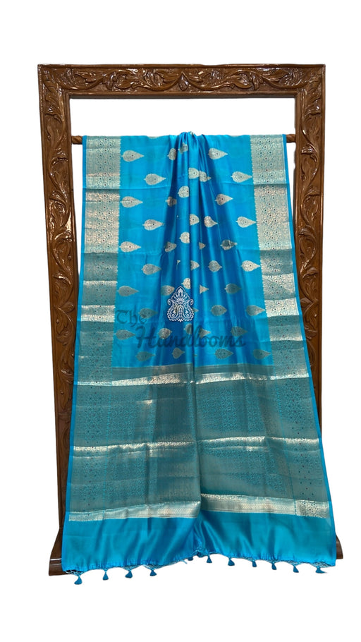 Pure Mango Silk Banarasi Handloom Saree - The Handlooms